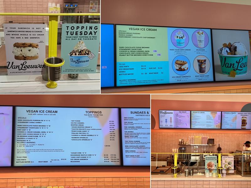 Van Leeuwen Ice Cream Menu