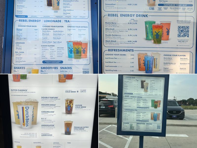 Dutch Bros Coffee Menu