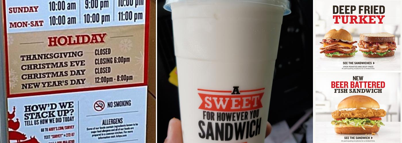 Arby's Menu
