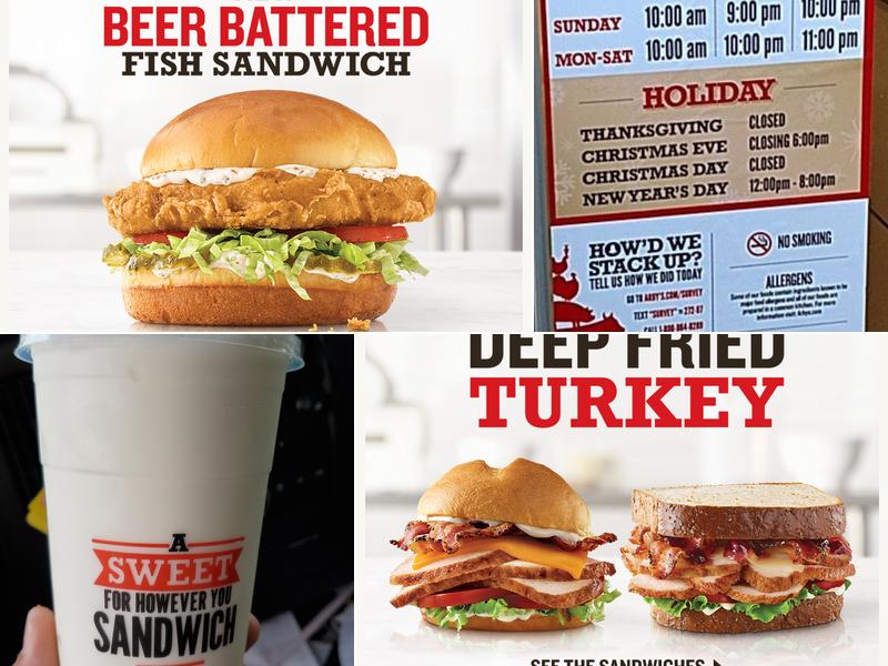 Arby's Menu