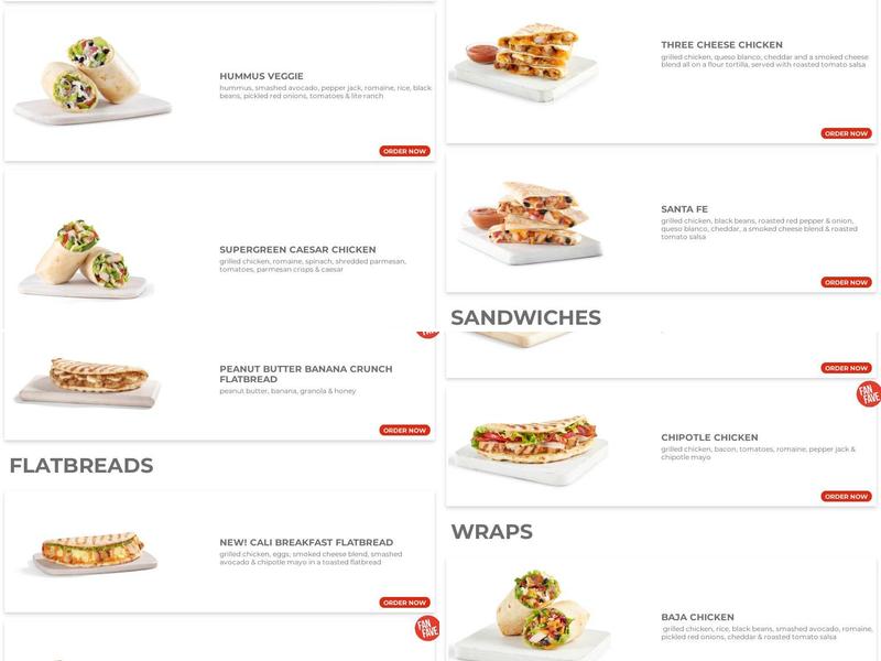 Tropical Smoothie Cafe Menu