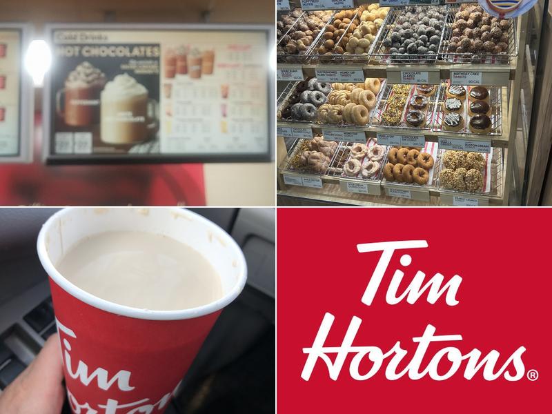 Tim Hortons Menu