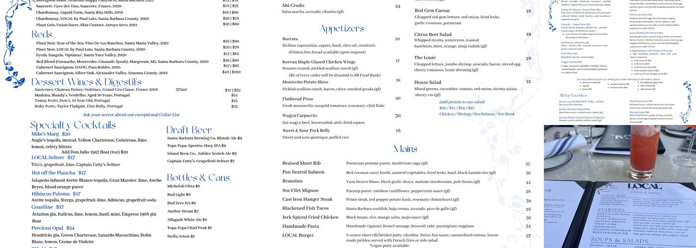 Local Menu