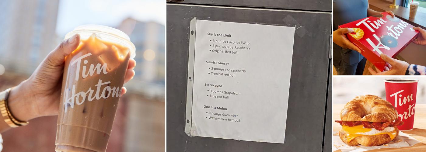 Tim Hortons Menu