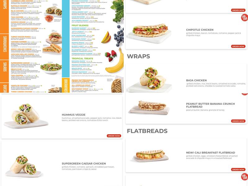 Tropical Smoothie Cafe Menu