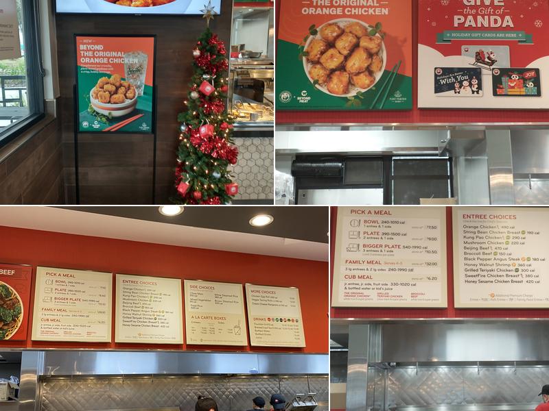 Panda Express Menu