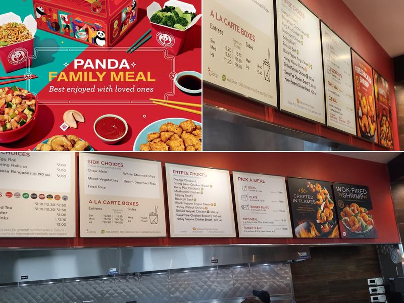 Panda Express Menu