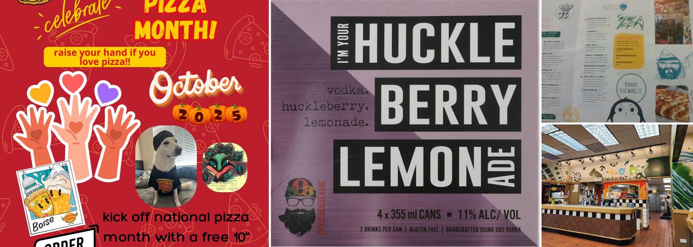 Flying Pie Pizzaria-Eagle Menu