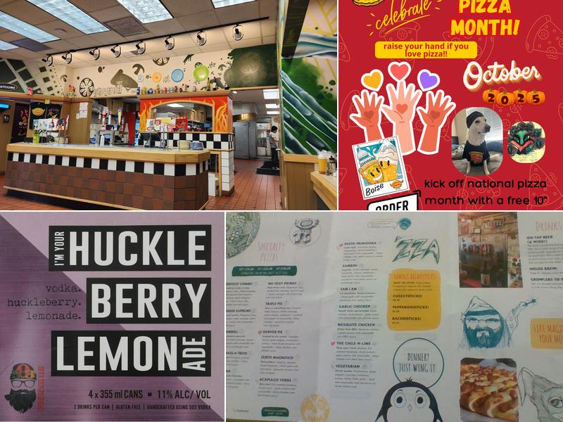 Flying Pie Pizzaria-Eagle Menu