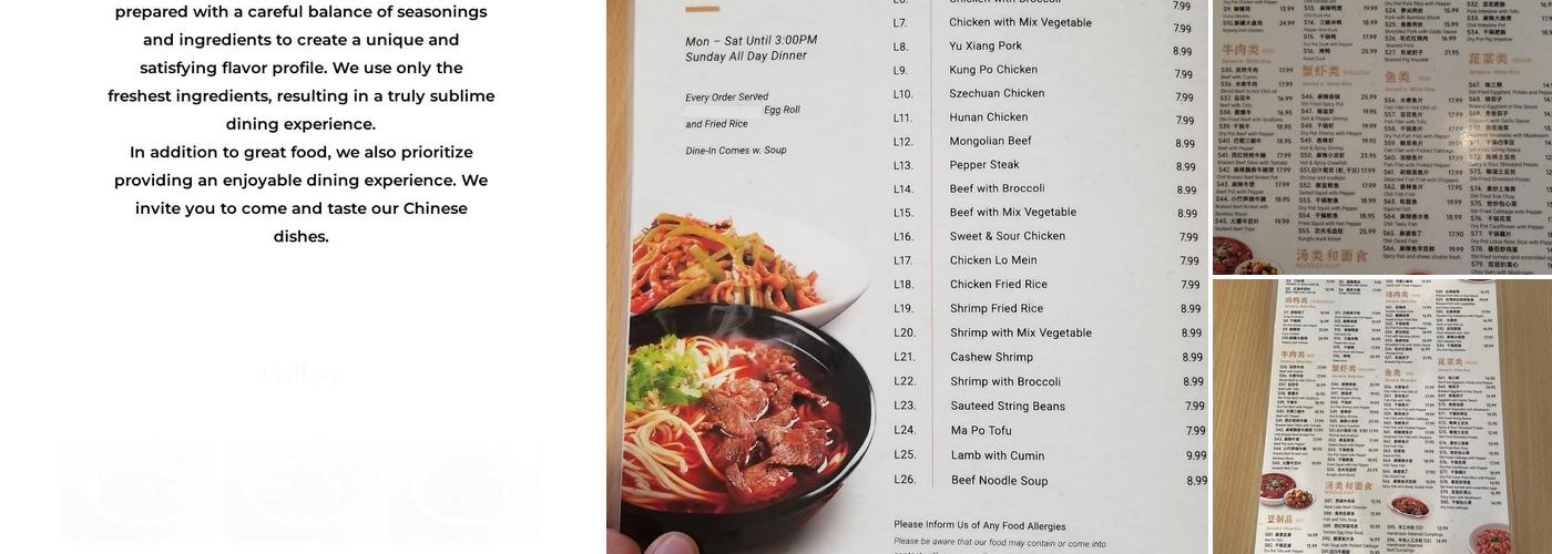 My Kitchen Menu