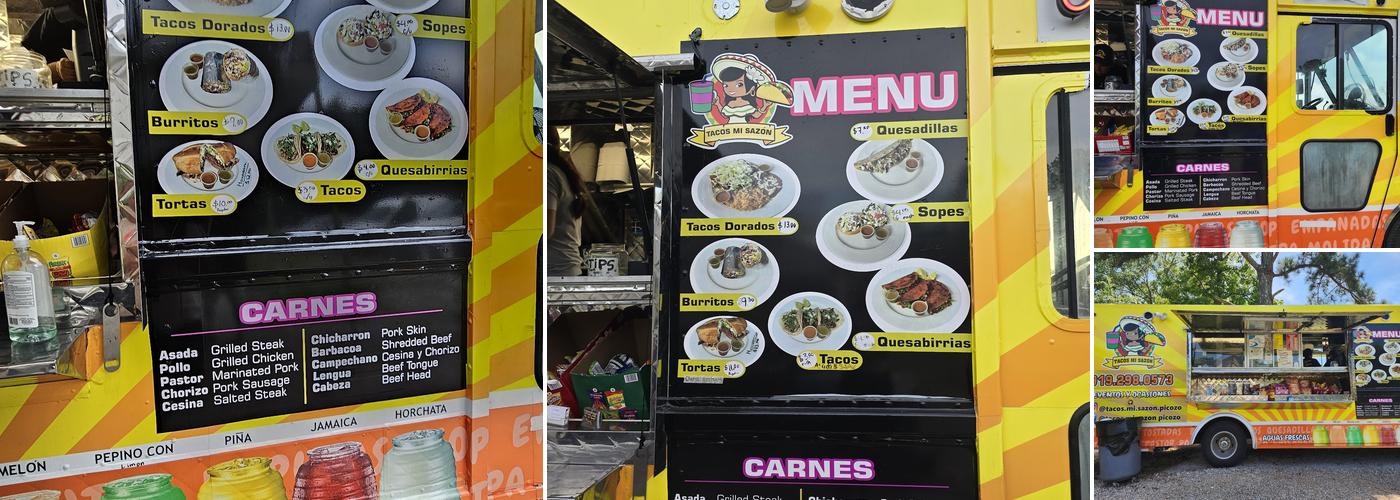 Tacos Mi Sazon Picozo Menu