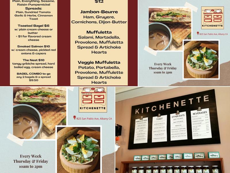Kitchenette Menu