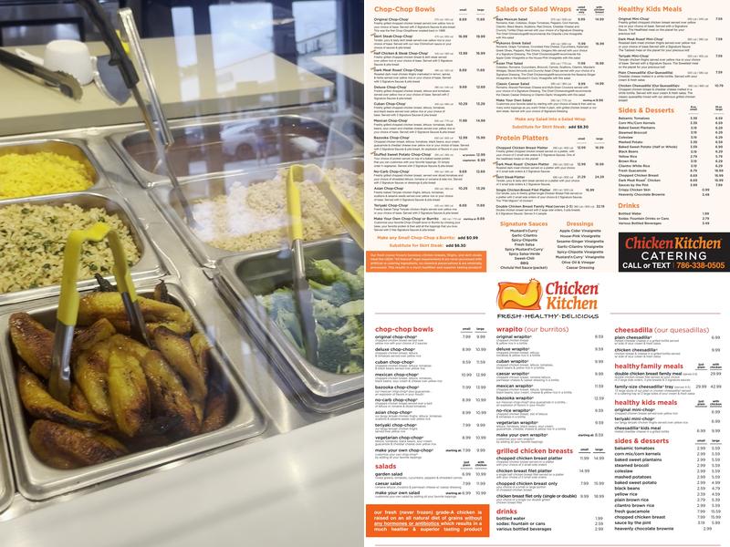 Chicken Kitchen Menu