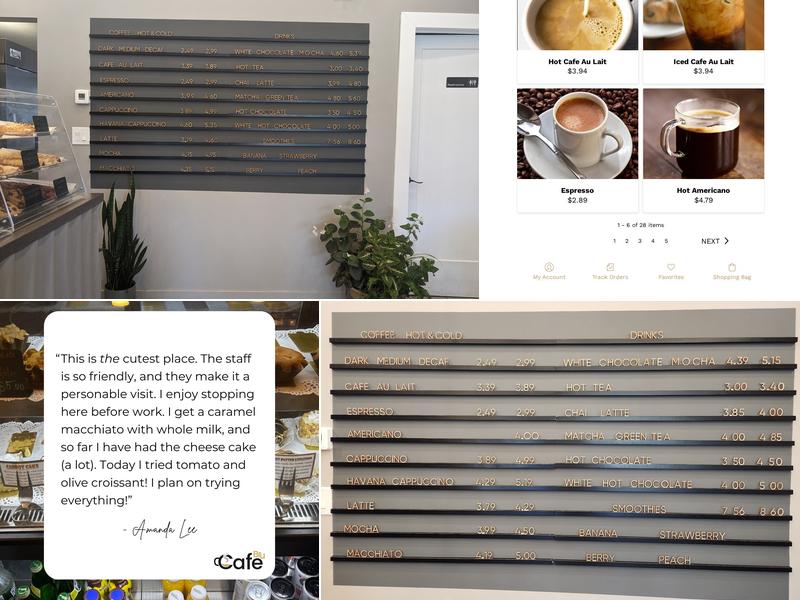 Cafe Bru Menu