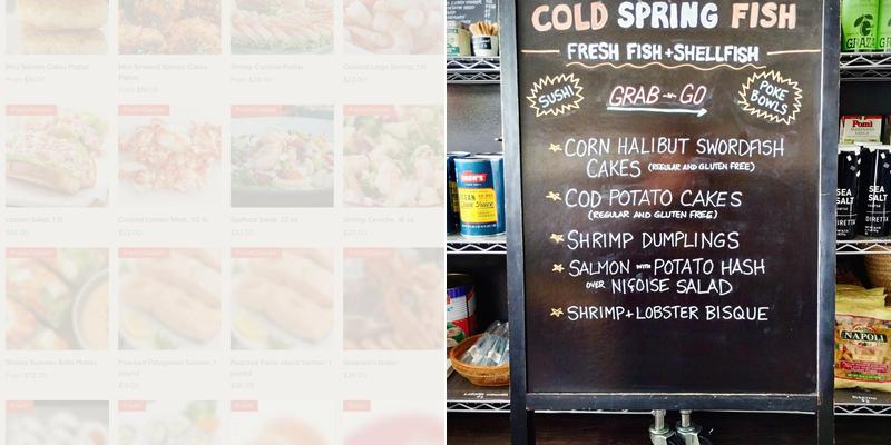 Cold Spring Fish Menu