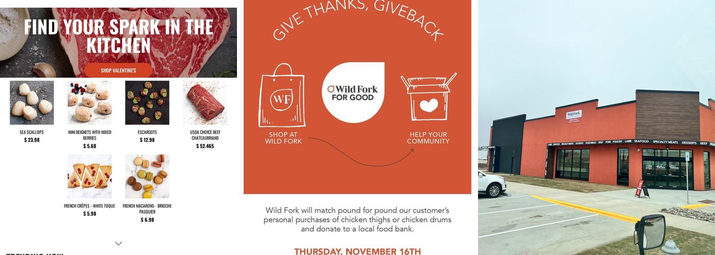 Wild Fork Menu