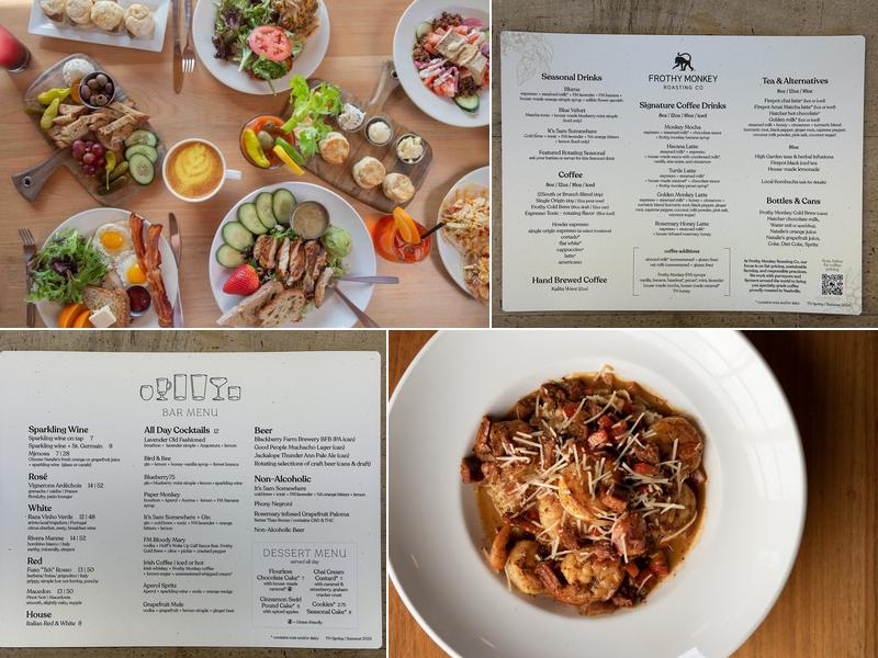 Frothy Monkey Menu