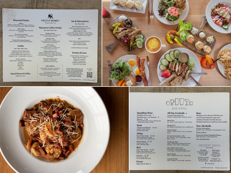 Frothy Monkey Menu