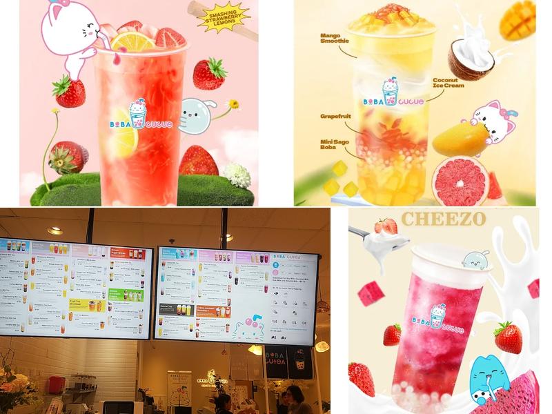 Boba Cucue Bubble Tea House- East Mesa Menu