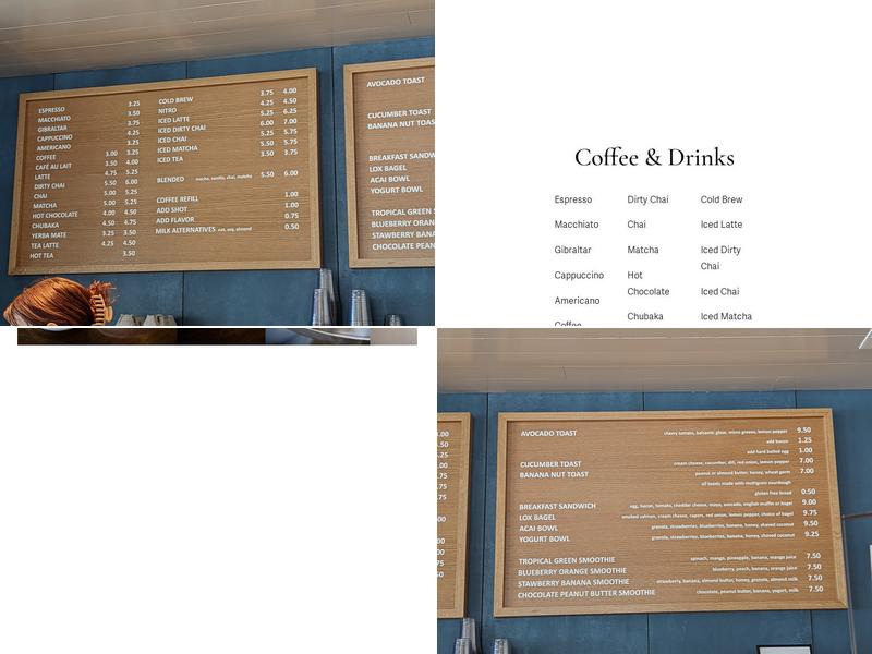 Lighthouse Coffee Menu