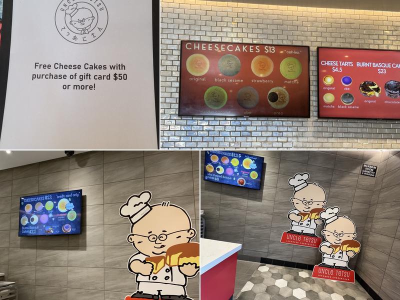 Uncle Tetsu Menu