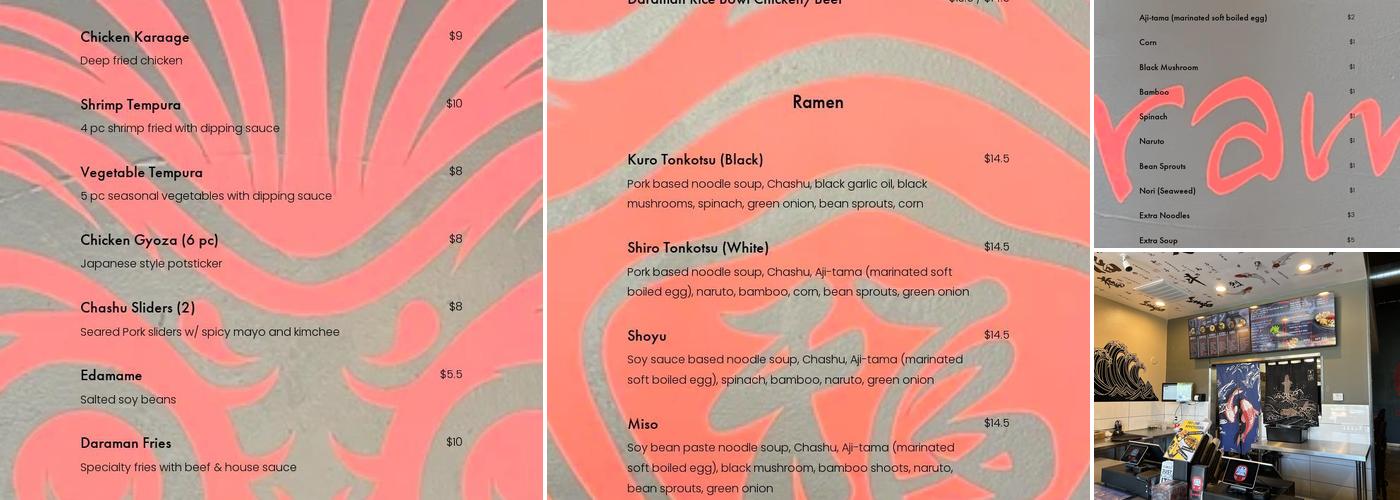 Daraman Menu
