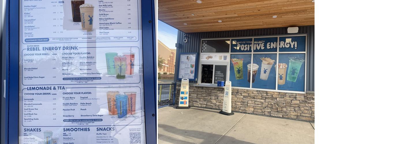 Dutch Bros Coffee Menu