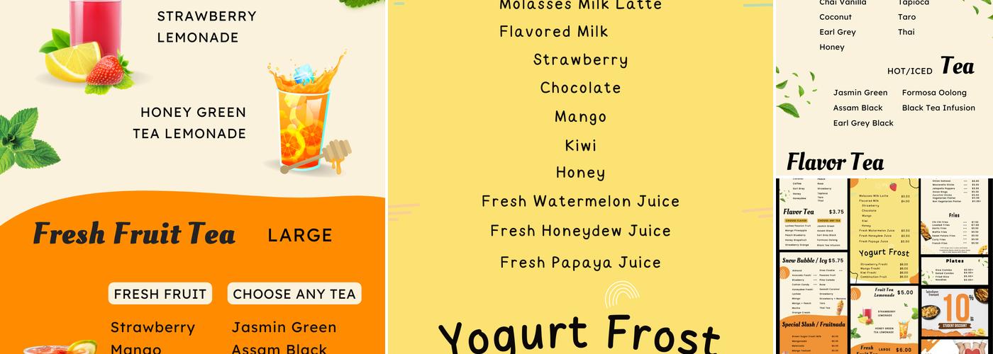 Tapioca Express Menu