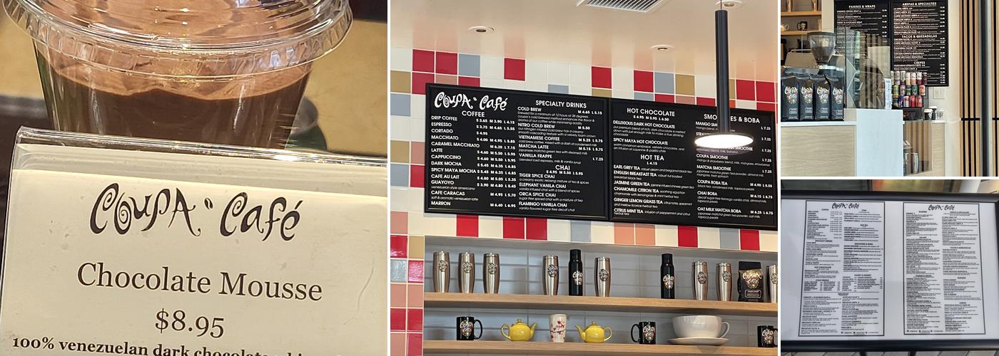 Coupa Cafe - Stanford Research Park Menu