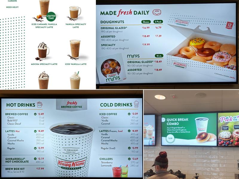 Krispy Kreme Menu