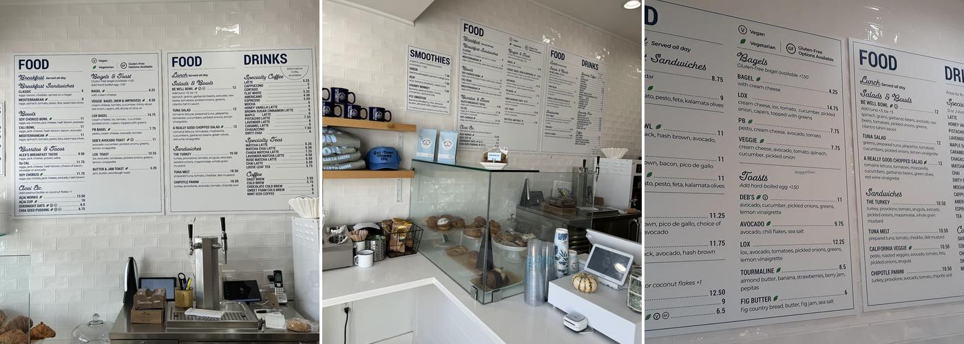 Java Earth Coffee La Jolla Menu