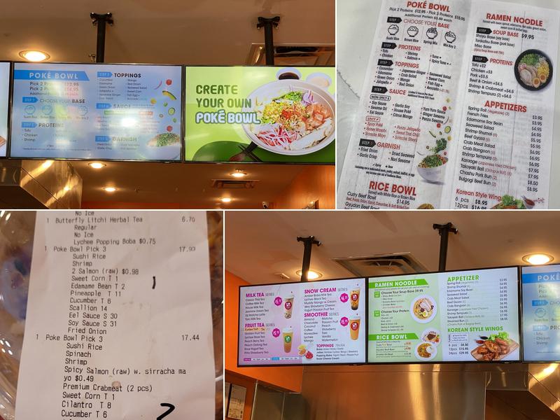 DOMOISHI Poké Bowl - Ramen - Wings - Boba Tea Menu