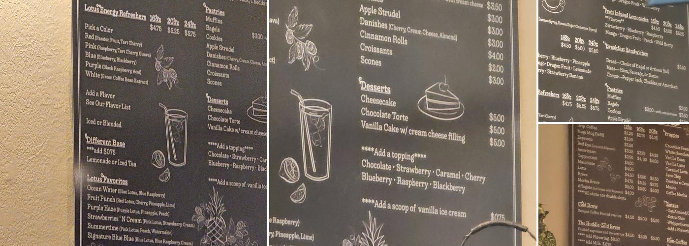 Gate City Coffee Menu