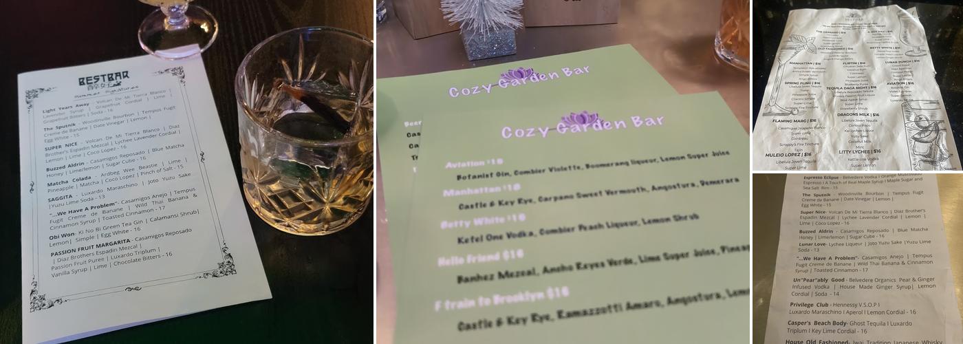 Best Bar Menu