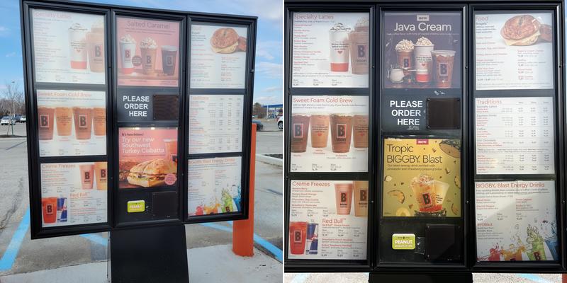 BIGGBY COFFEE Menu