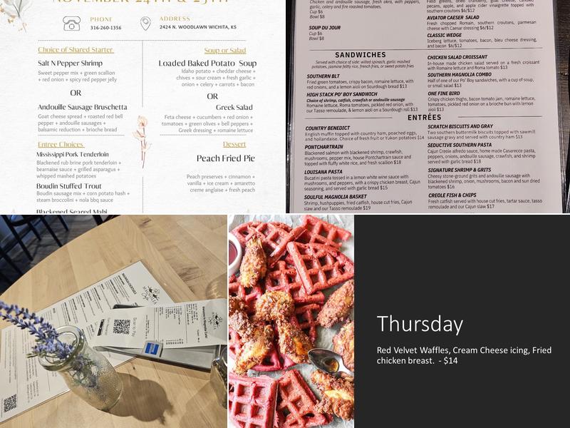 Magnolia Cafe Wichita Menu