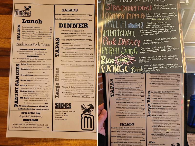 Magpie Menu