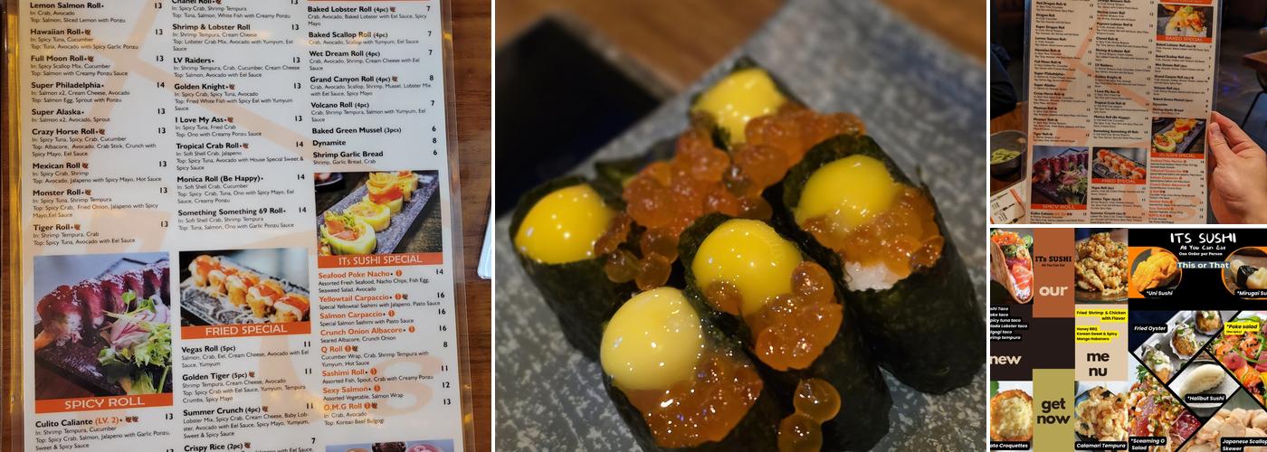 ITs SUSHI Menu