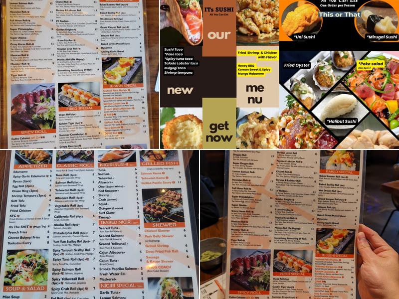 ITs SUSHI Menu