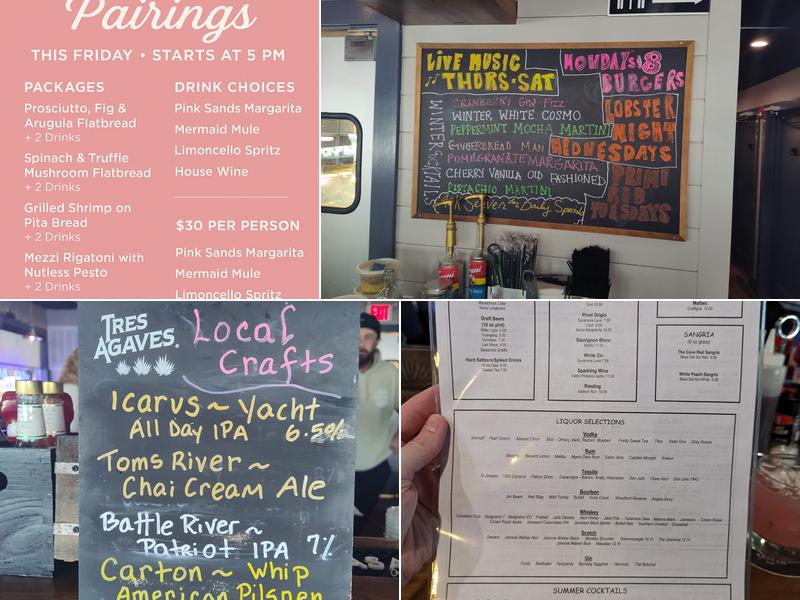 Castaway's Pub Menu