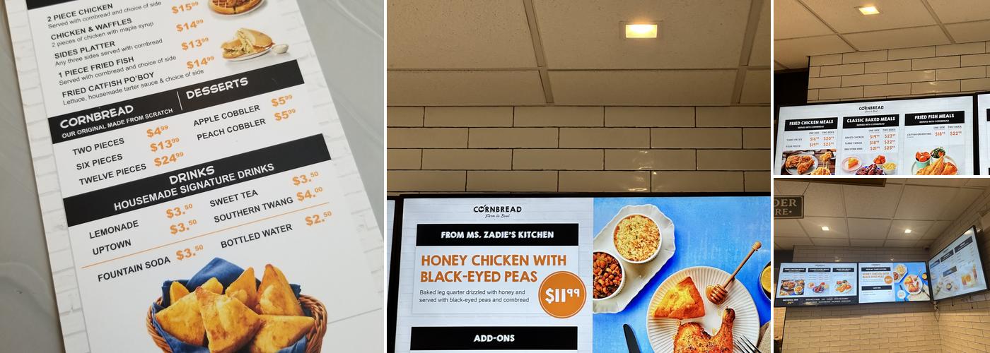 Cornbread Brooklyn Menu