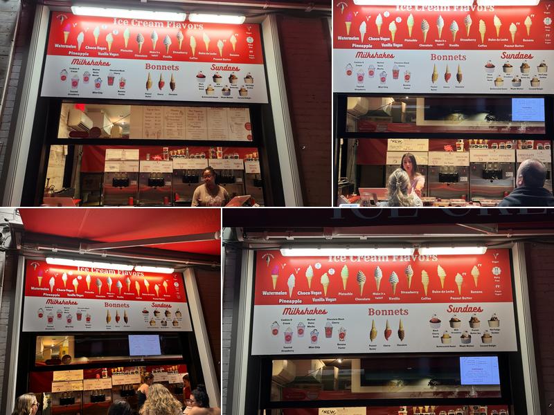 Marvel Frozen Dairy Menu