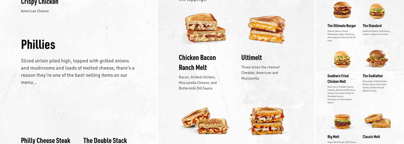Meltwich Food Co Menu