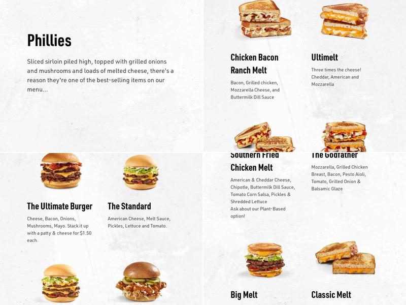 Meltwich Food Co Menu