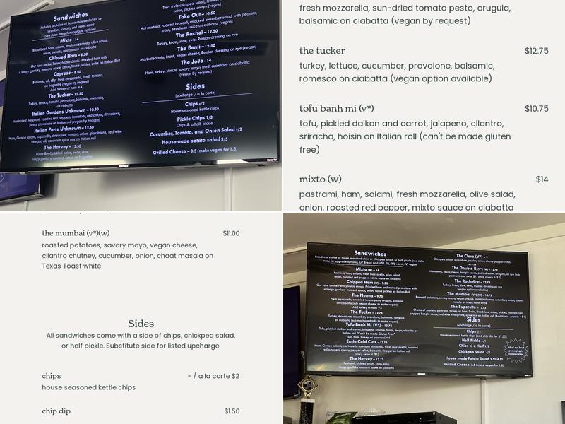 The Half Menu
