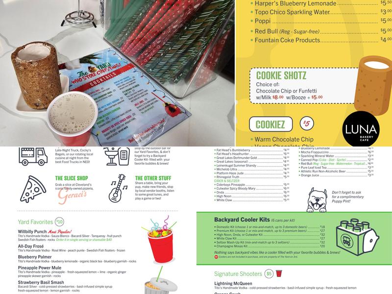 The Yard on 3rd Menu