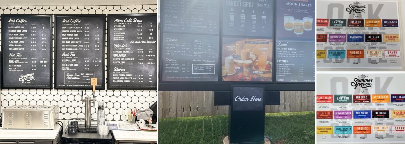 Summer Moon Coffee (Mayfair, OK) Menu