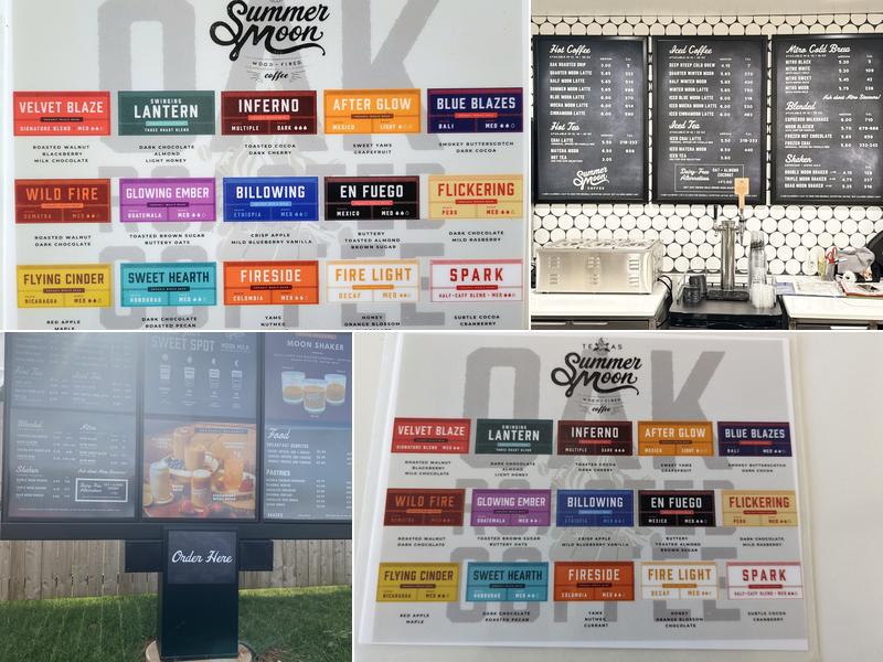 Summer Moon Coffee (Mayfair, OK) Menu