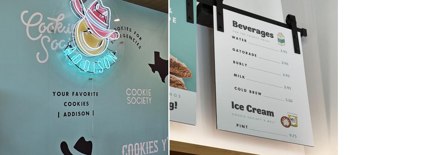 Cookie Society-Addison Menu
