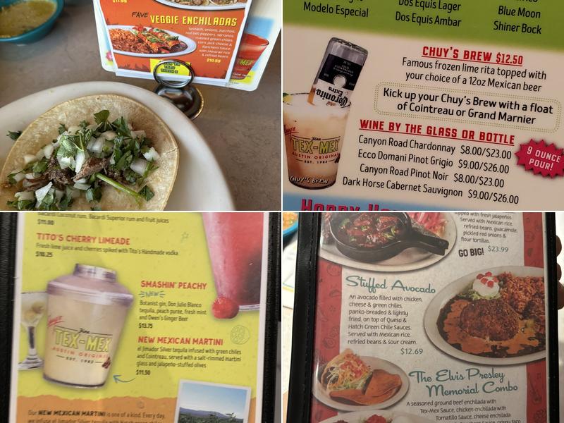 Chuy's Menu
